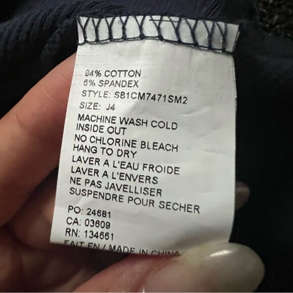 Navy Blue Ribbed 94% Cotton A-Line High-Waist Maxi Stretch Casual Modest Skirt S - Picture 12 of 16